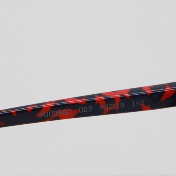 NEW PUMA PU0080O 002 RED BLUE EYEGLASSES PUMA PU00800 - Picture 8 of 9